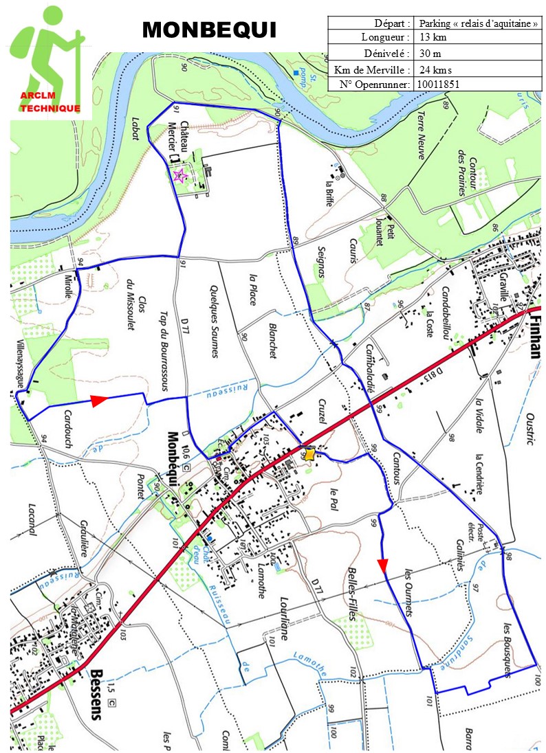 Randonnée à MONBEQUI